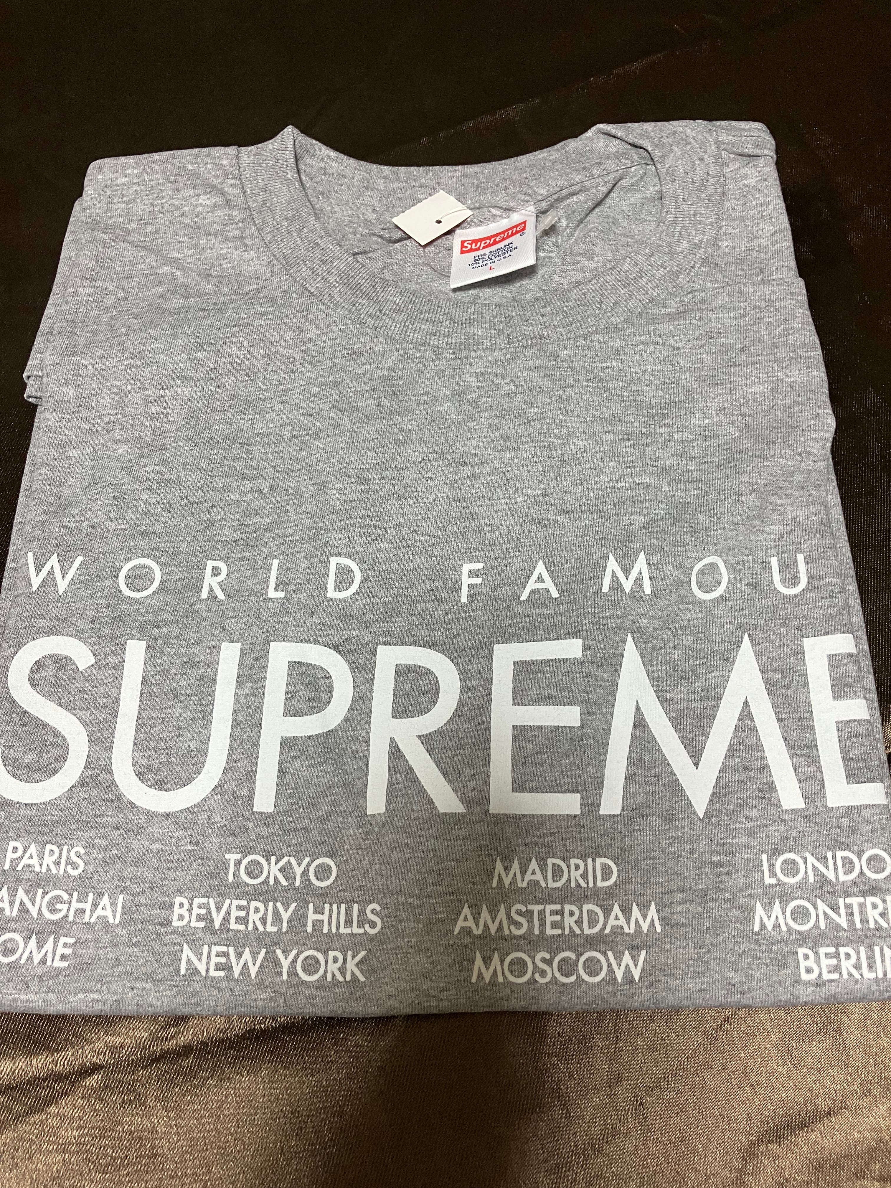 Supreme International Tee "Heather Grey"