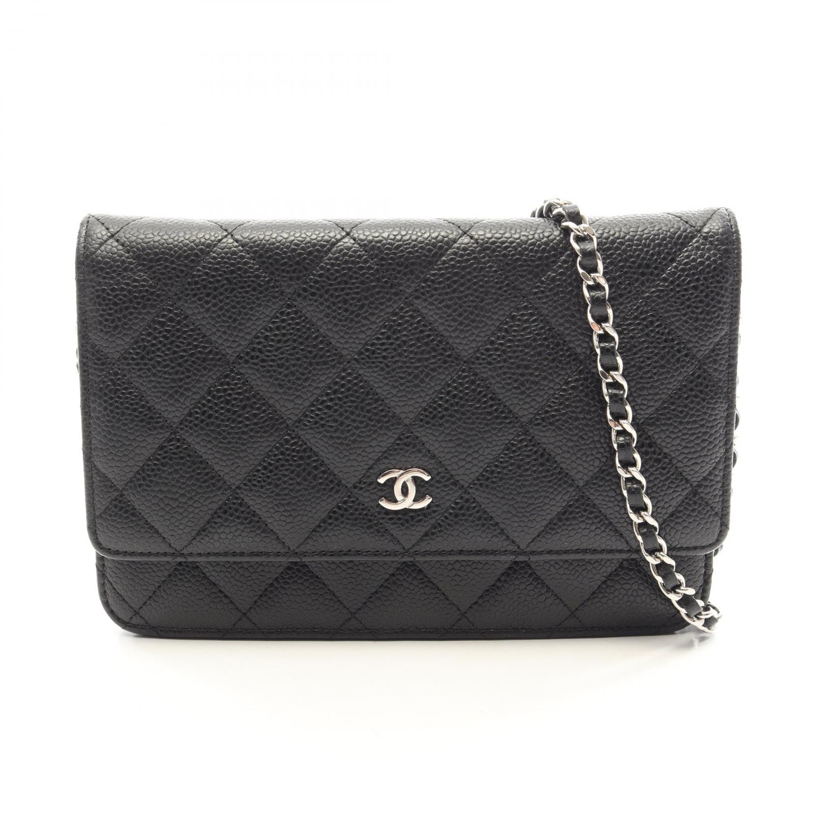 シャネル CHANEL マトラッセ ショルダーバッグ バッグ キャビアスキン(グレインドカーフ) レディース ブラック系 【中古】