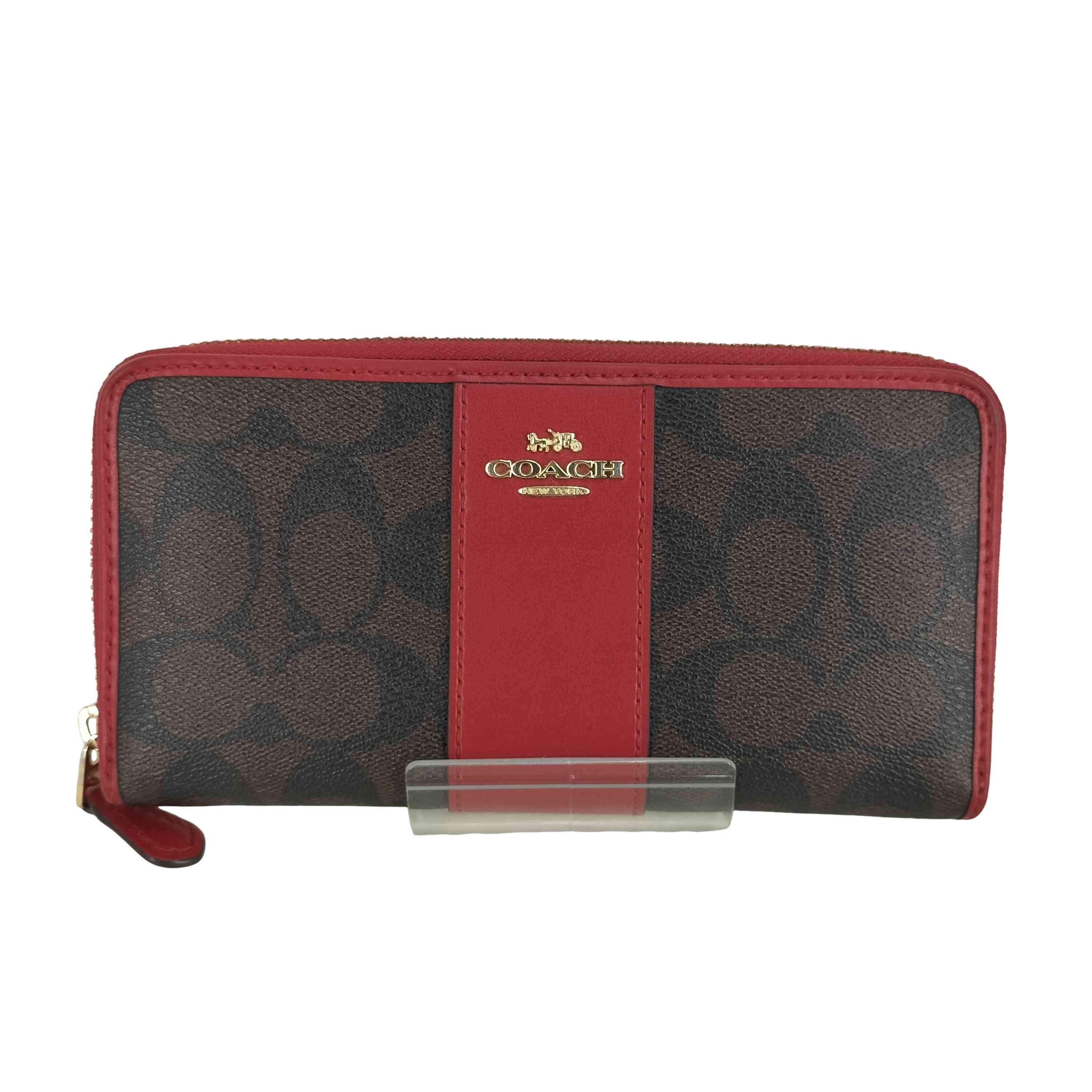 シグネチャー ラウンドファスナー 長財布【1142146215647】