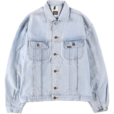 古着 リー Lee RIDERS ライダース デニムジャケット Gジャン メンズM相当/eaa634669