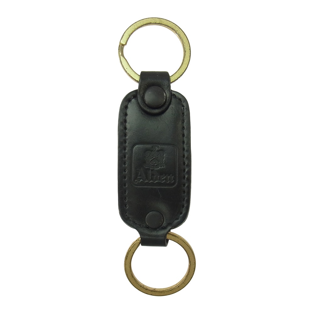 ALDEN オールデン その他アクセサリー シェルコードバン レクタングル キーフォブ キーリング ブラック系【中古】
