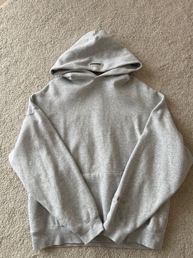 FEAR OF GOD ESSENTIALS 3M Logo Pullover Hoodie "Grey"