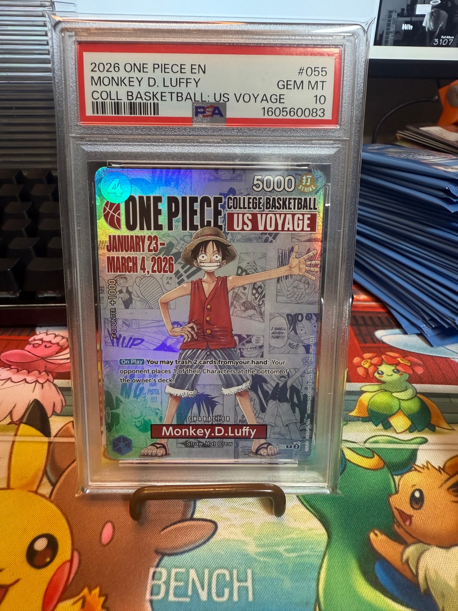 PSA10】モンキー・D・ルフィ：P (開封済) [P-055]【英語版