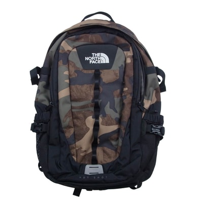 THE NORTH FACE ノースフェイス バックパック NM72202 HOT SHOT ホットショット カモフラ デイパック リュックサック バックパック カーキ系【中古】