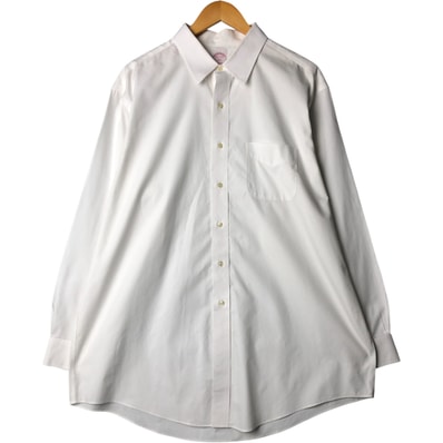 古着 ブルックスブラザーズ Brooks Brothers 346 長袖 コットンシャツ メンズXL相当/eaa573304
