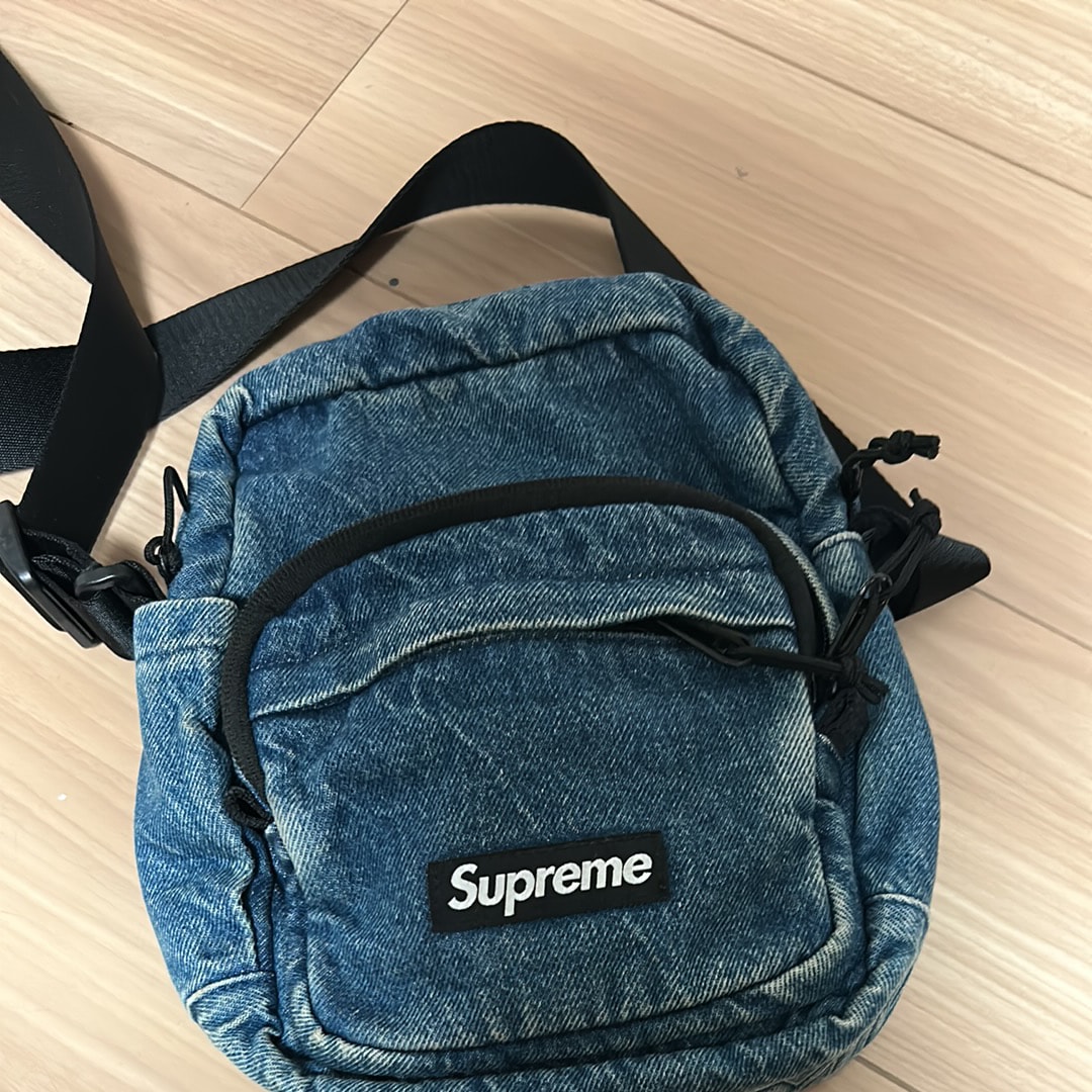 Supreme Denim Shoulder Bag 