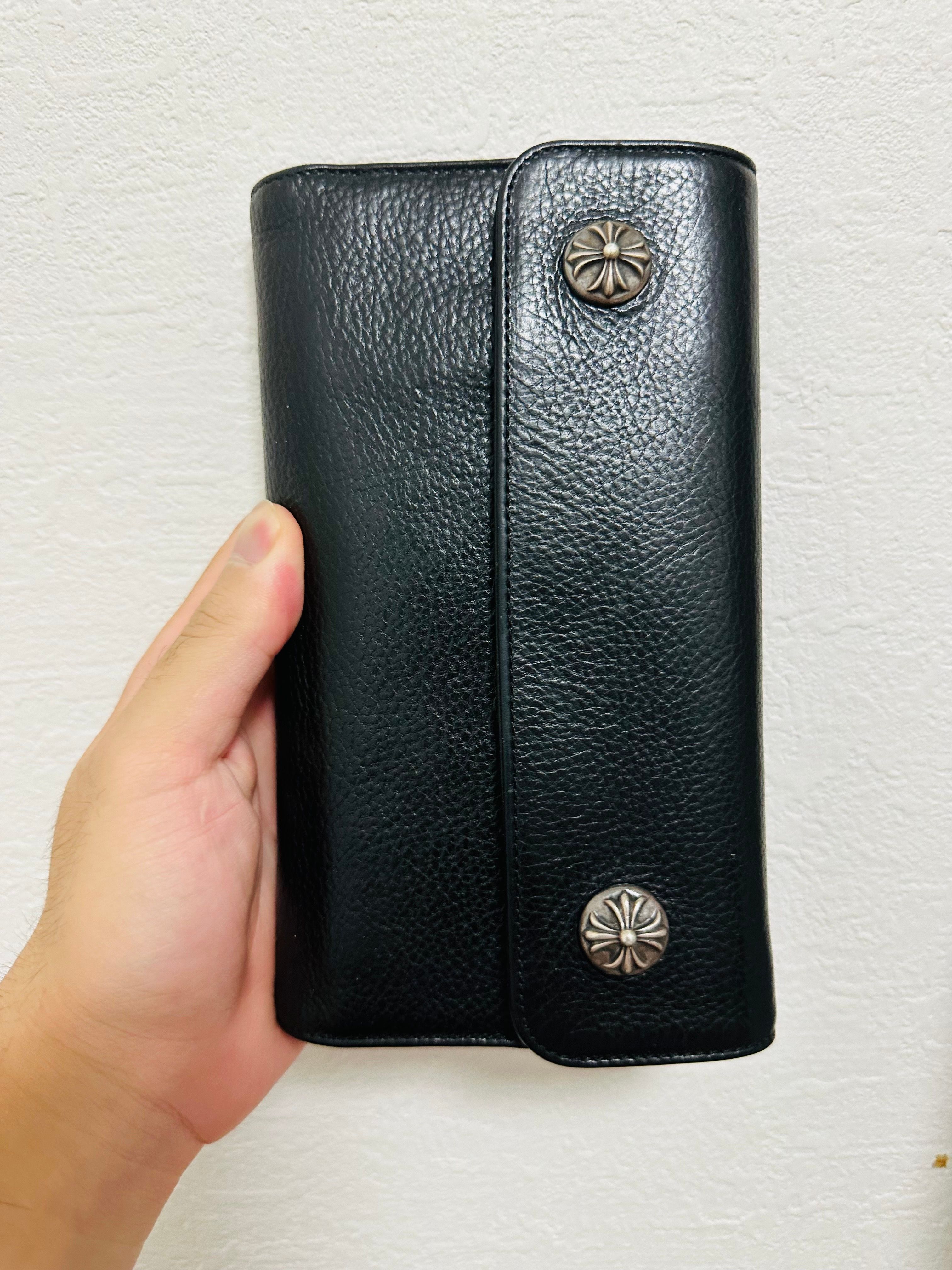 Chrome Hearts Wave Wallet Leather "Black"