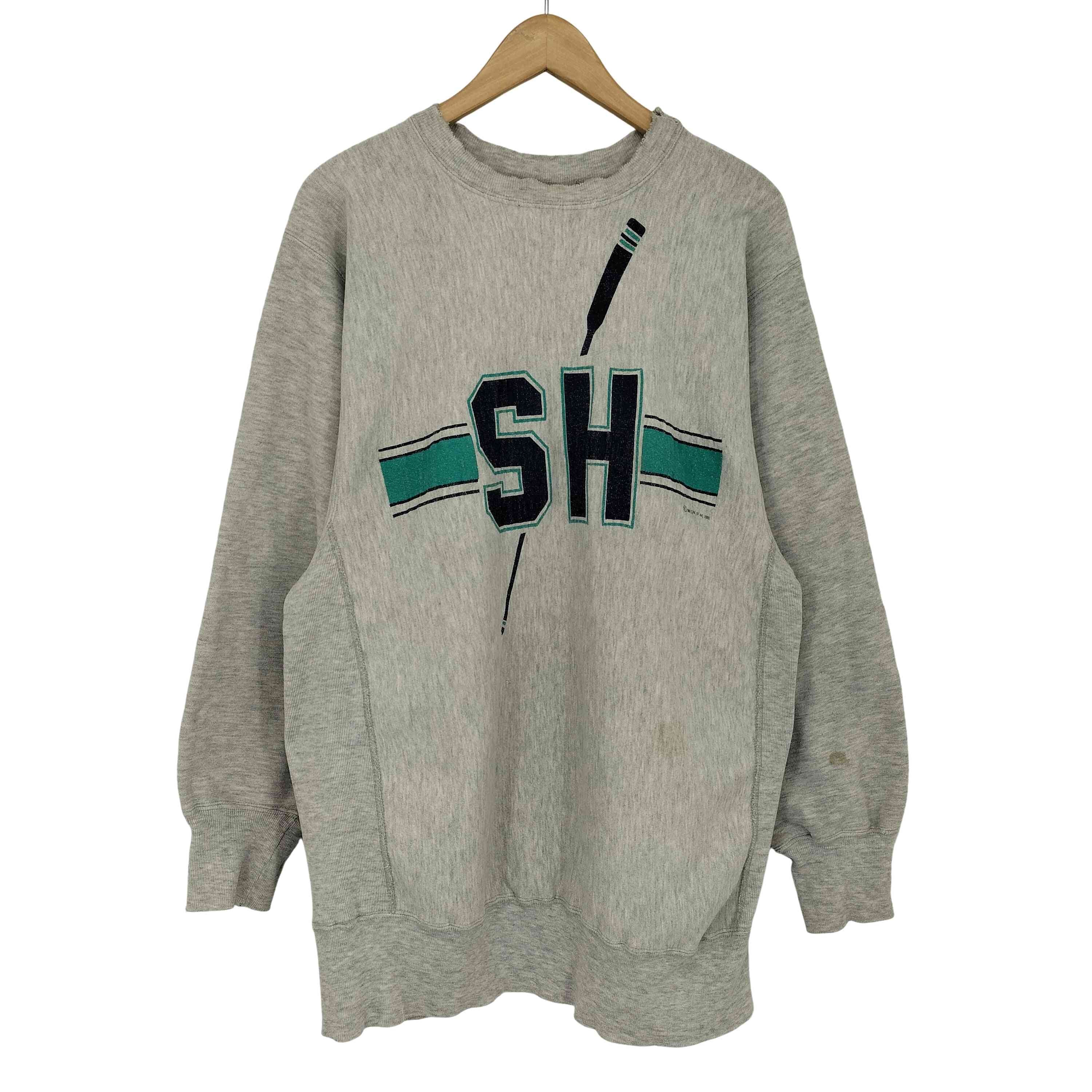 トリコ後期 reverse weave STONE HARBOR 両面ラバープリント スウェット【1142410199628】