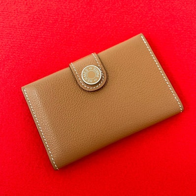 HERMES エルメス RMS エバーカラー カードケース ゴールド ブラウン
44169