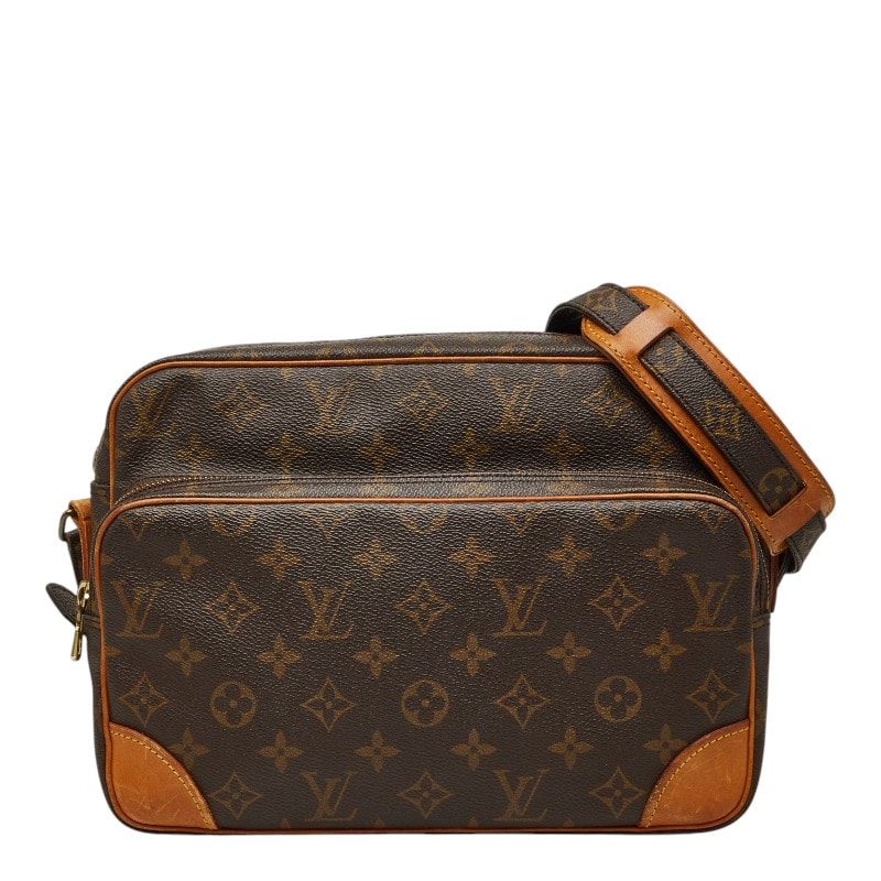 ルイ ヴィトン モノグラム ナイル ショルダーバッグ M45244 ブラウン PVC レザー レディース LOUIS VUITTON 【中古】