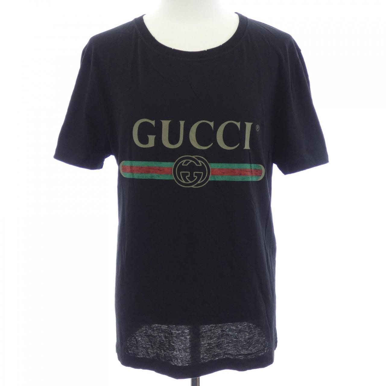 グッチ GUCCI GUCCIロゴウォッシュドオーバーサイズTシャツ 440103-X3F05 Tシャツ