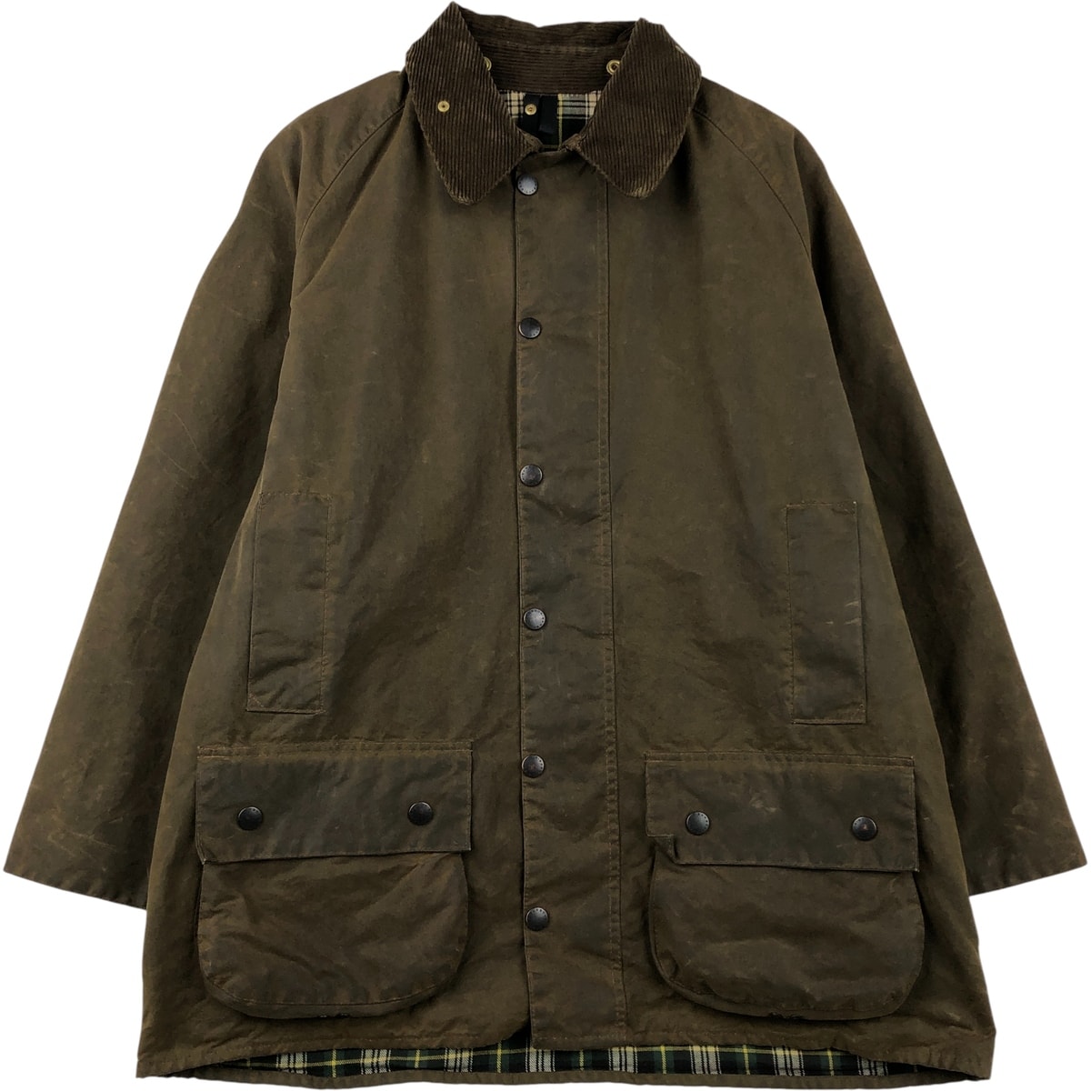 古着 90年代 バブアー Barbour MOORLAND ムーアランド 旧3ワラント オイルド ハンティングジャケット 英国製 C46 メンズXL相当 ヴィンテージ/eaa614853