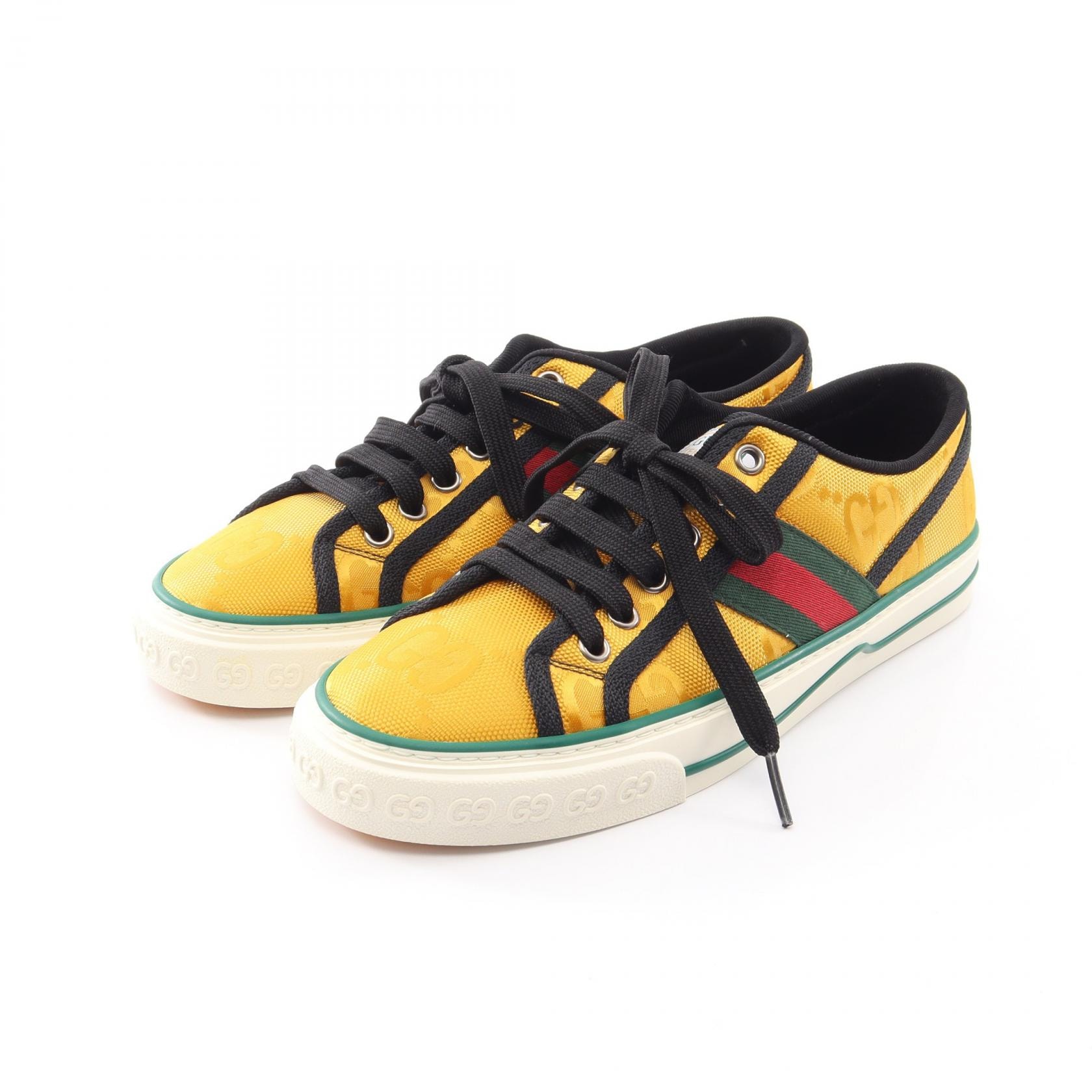 GUCCI グッチ　GGキャンバス　スニーカー　靴　マルチカラー A (未使用に近い)】グッチ GUCCI GUCCI TENNIS 1977 ジャンボGG