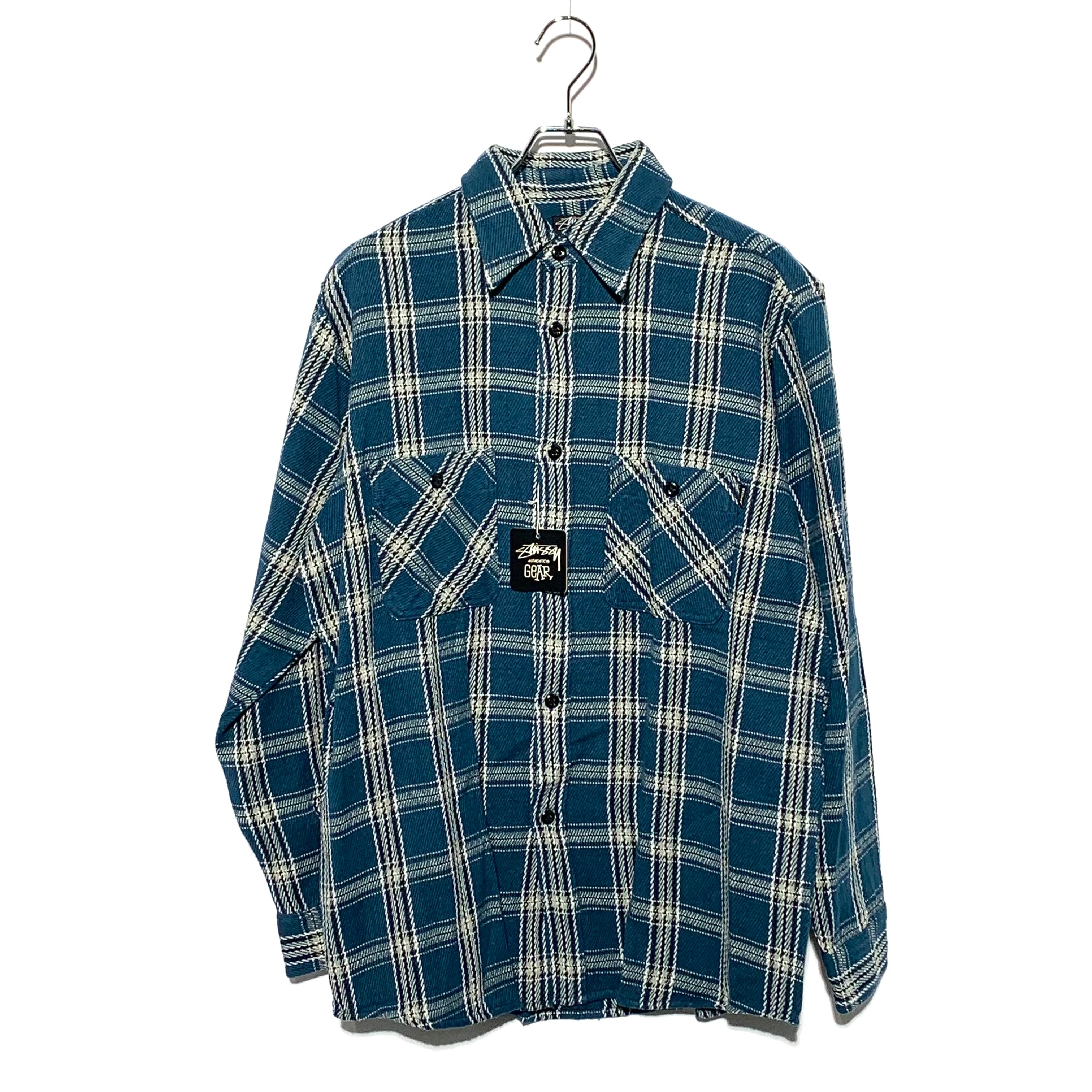 STUSSY Flannel Shirt  Blue