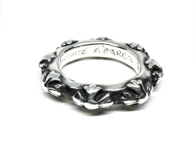 Chrome Hearts Cross Band Ring "Silver"