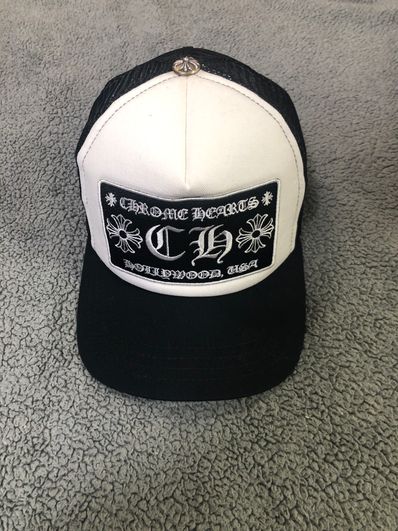 Chrome Hearts Trucker Cap CH "Black/White"