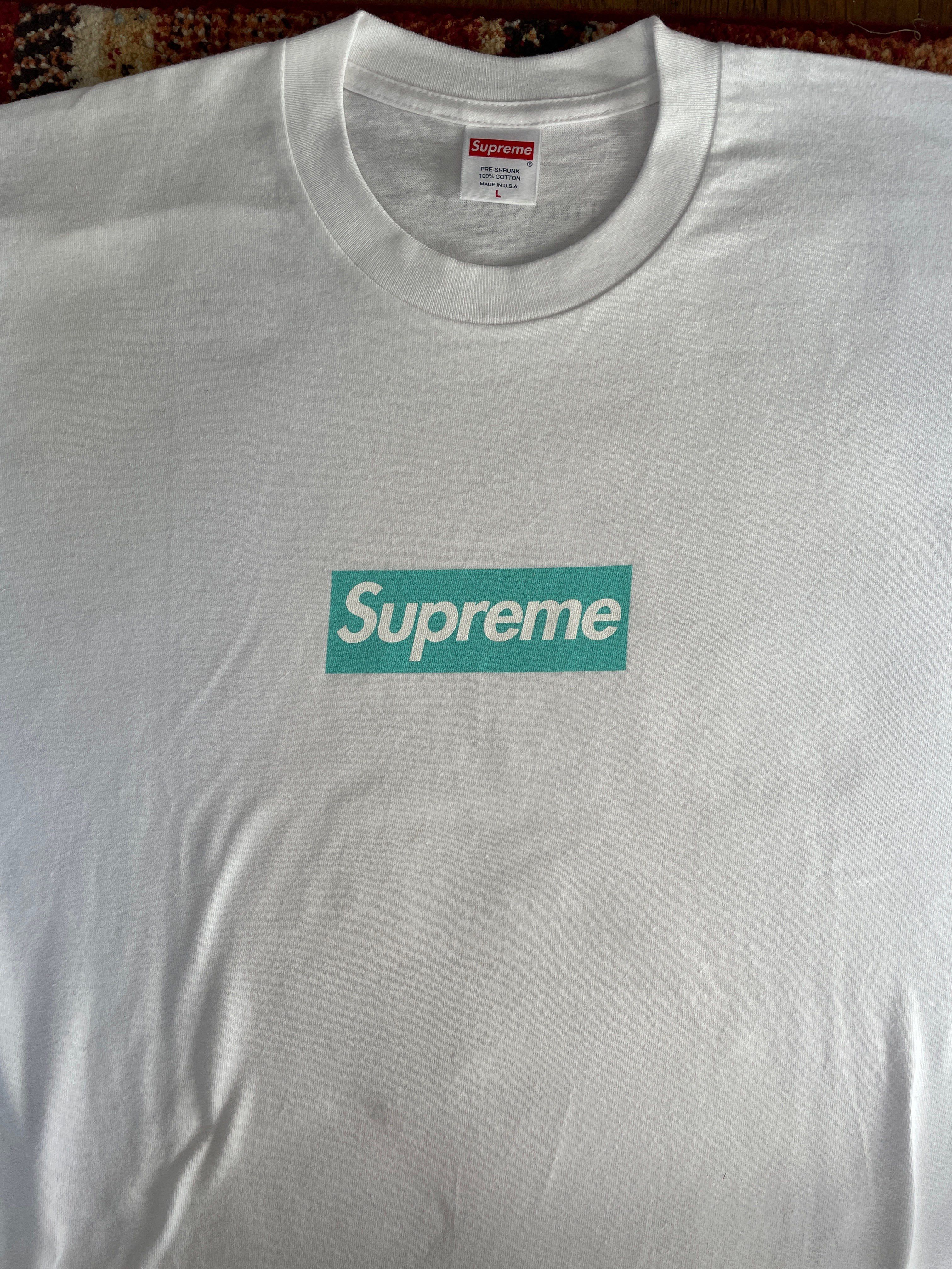 Supreme / Tiffany & Co. Box Logo Tee "White"
