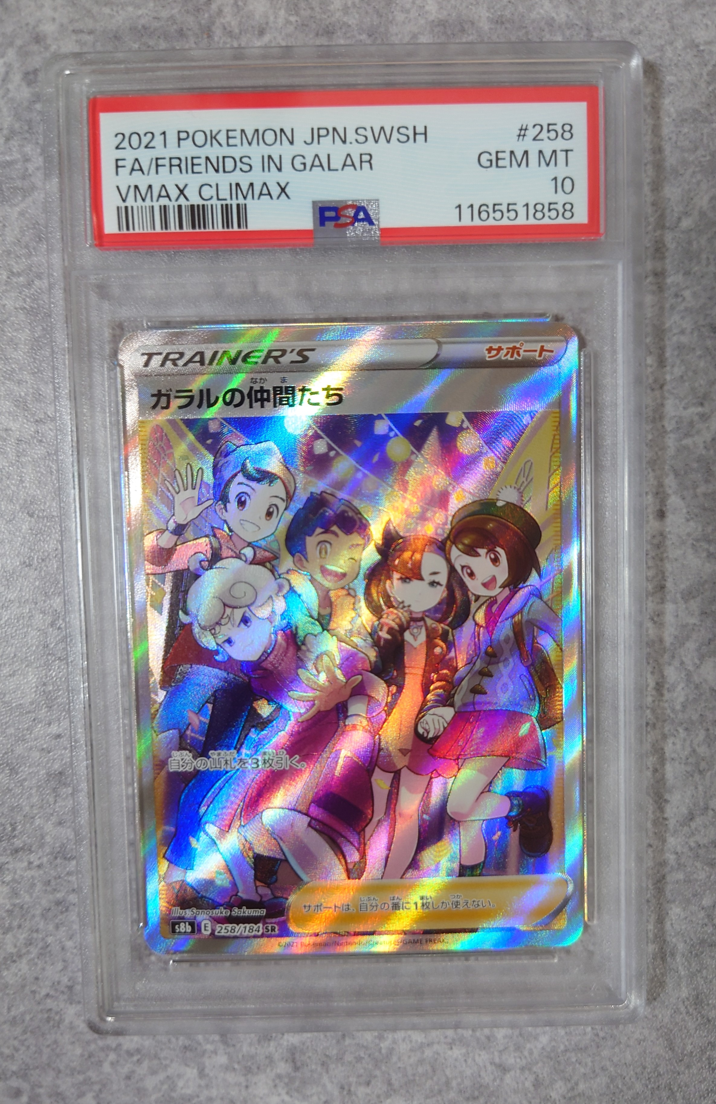 ガラルの仲間たち SR[S8b 258/184](ハイクラスパック「VMAXクライマックス」)