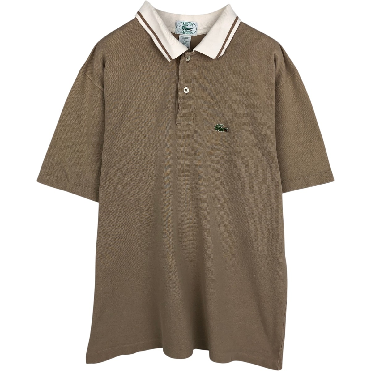 古着 80~90年代 ラコステ LACOSTE IZOD 半袖 ポロシャツ メンズL相当 ヴィンテージ/eaa635115
