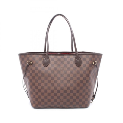 ルイ・ヴィトン LOUIS VUITTON ネヴァーフルMM ダミエエベヌ トートバッグ バッグ PVCコーティングキャンバス レザー レディース ブラウン系 N51105 【中古】