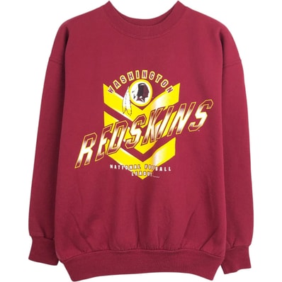古着 ヘインズ Hanes COMFORTBLEND NFL WASHINGTON REDSKINS ワシントンレッドスキンズプリントスウェットシャツ トレーナー USA製 メンズL相当/eaa671729