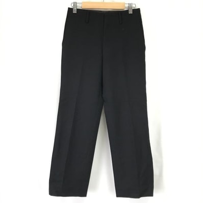 AD2000/日本製★JUNYA WATANABE/COMME des GARCONS★ウール/ノータックスラックスパンツ【レディースS/股下65cm/黒】Pants/Trouser/Made in Japan◆cBH566