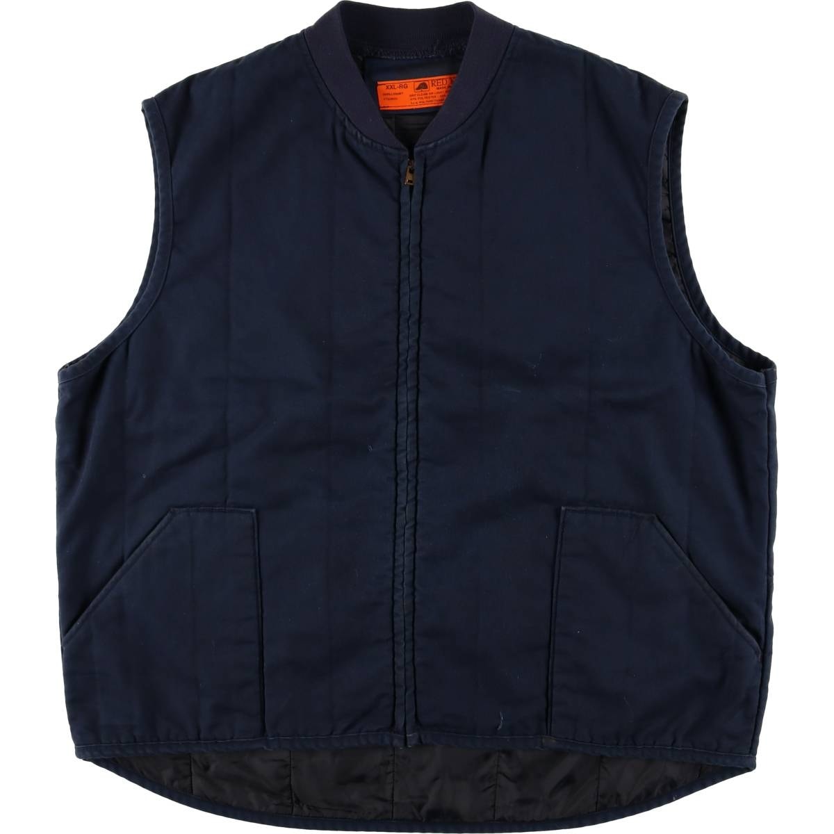 古着 レッドキャップ Red kap 中綿入り ワークベスト USA製 メンズXXL相当/eaa577974