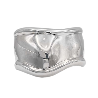 TIFFANY&Co. ティファニー ボーンカフ バングル
ブレスレット SV925 シルバー 新品仕上済 ユニセックス
【中古】