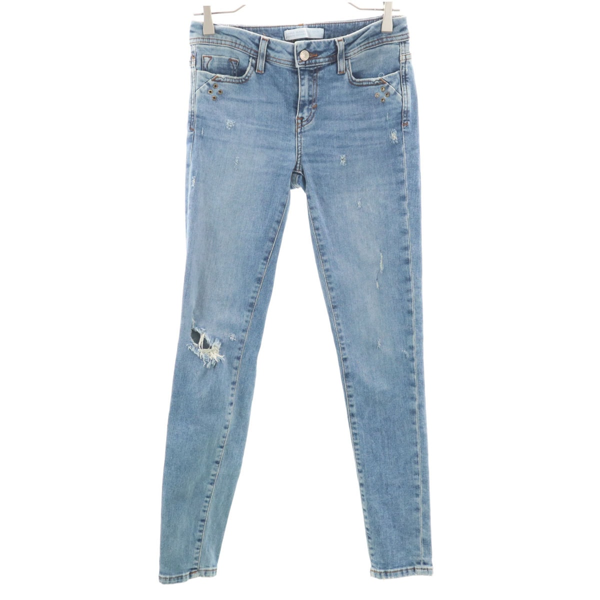 ZARA BASIC ザラベーシック スキニーデニムパンツ 2 ジーンズ ストレッチ
