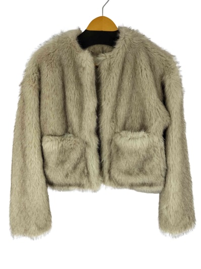 クロップドファージャケット【1142395575004】