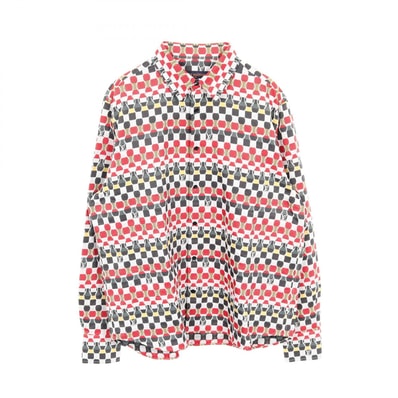 ルイ・ヴィトン LOUIS VUITTON Amen Break ジャカードレギュラーフィット 衣料品 トップス ポリエステル レッド メンズ レッド系 / マルチカラー 【中古】