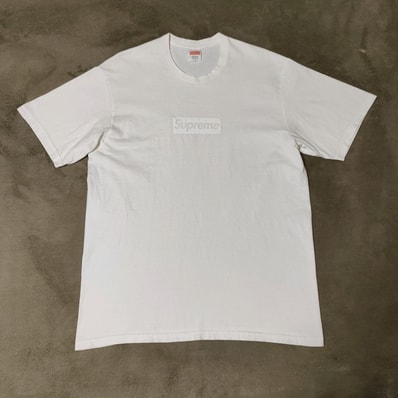 Supreme Tonal Box Logo Tee "White"