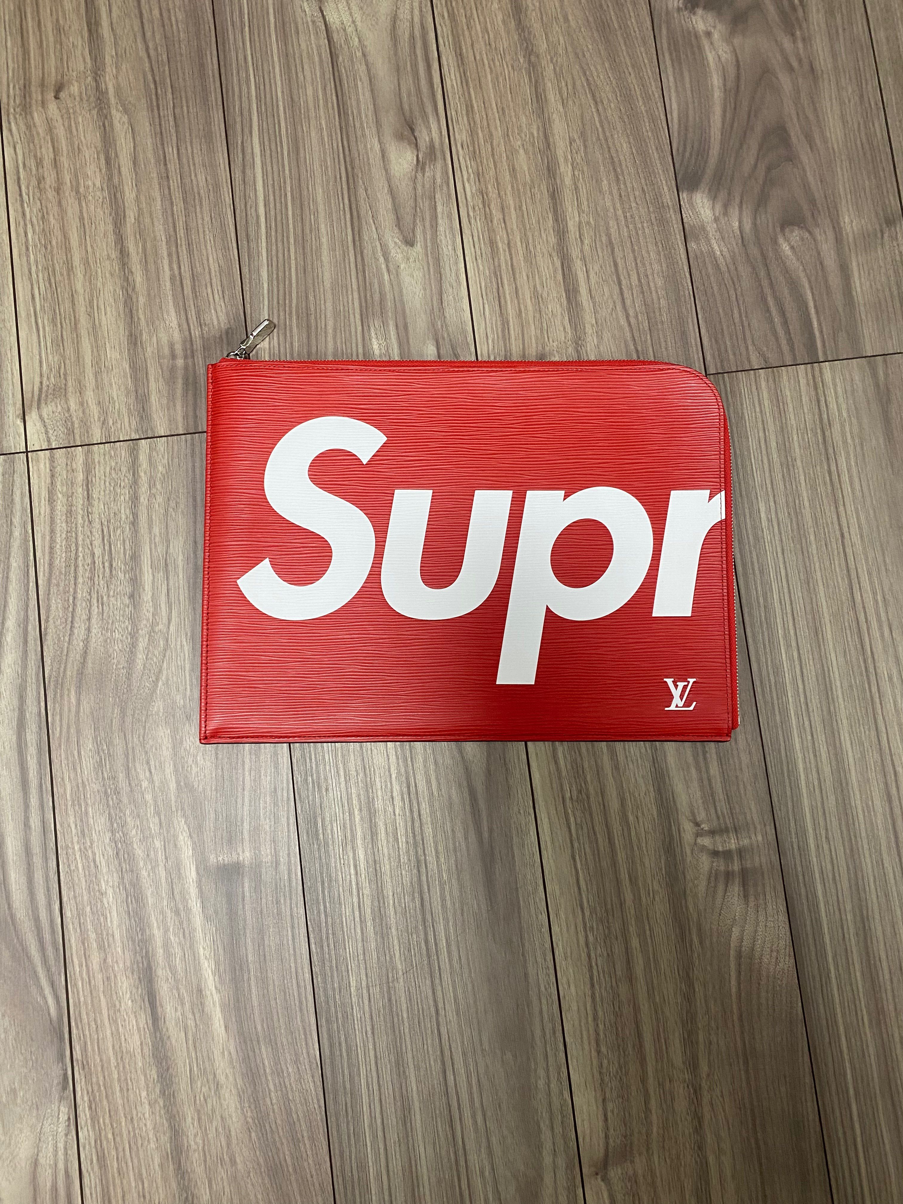 Supreme / Louis Vuitton Pochette Jour GM "Red"