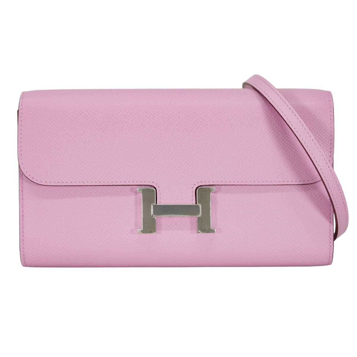 HERMES エルメス 長財布 コンスタンス ロング ウォレット トゥーゴー モーヴシルベストル エバーグレイン(エヴァーグレイン) シルバー金具 K刻印 新品未使用