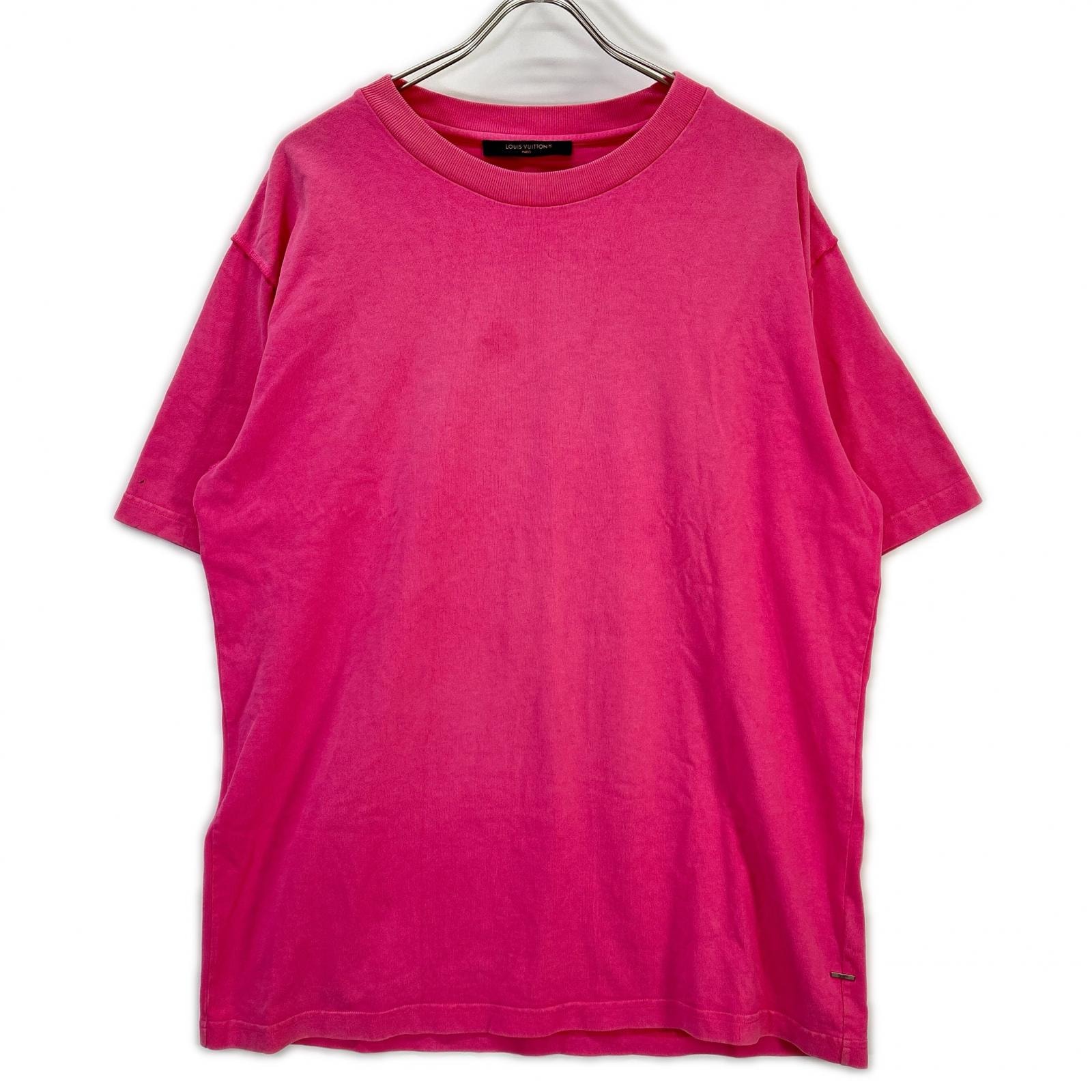 ルイヴィトン RM222Q JYN HIY47W ピンク 22AW インサイドアウト Tシャツ XL