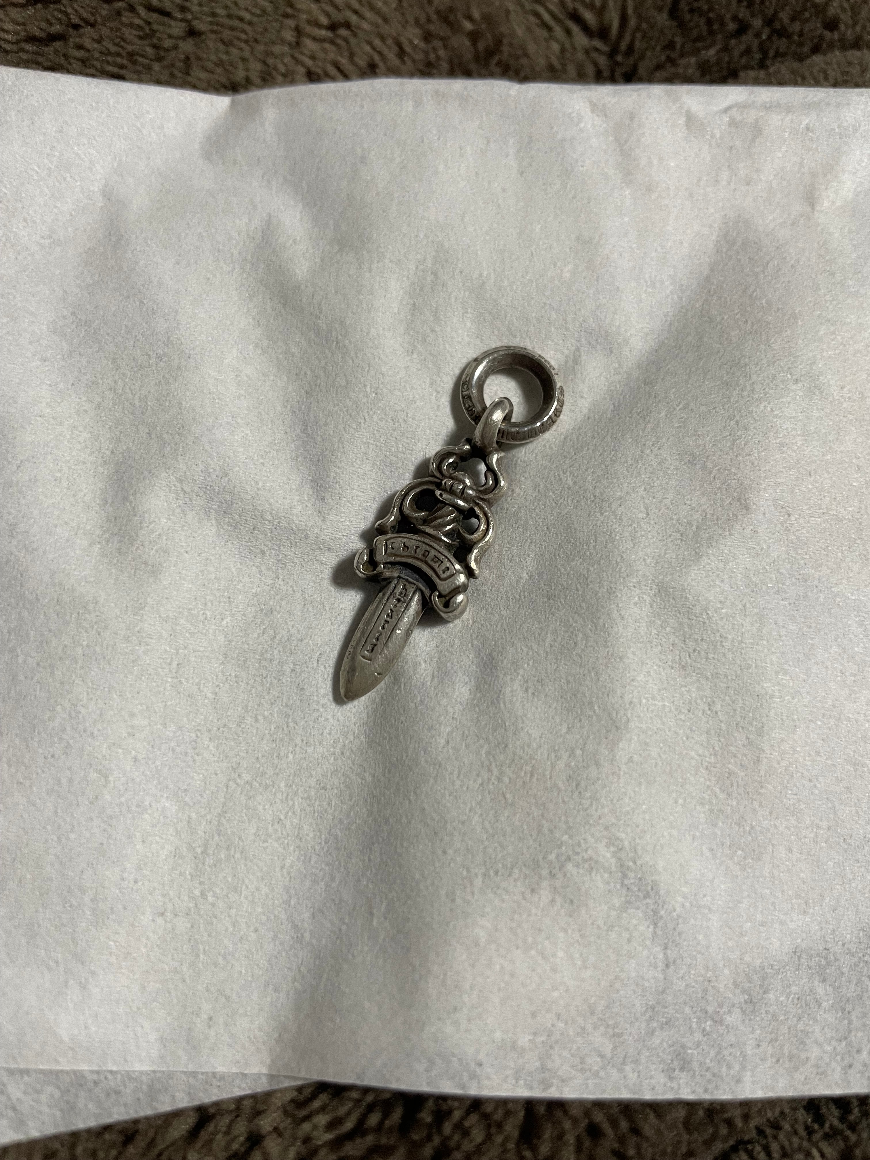 Chrome Hearts # 5 Dagger Charm "Silver"