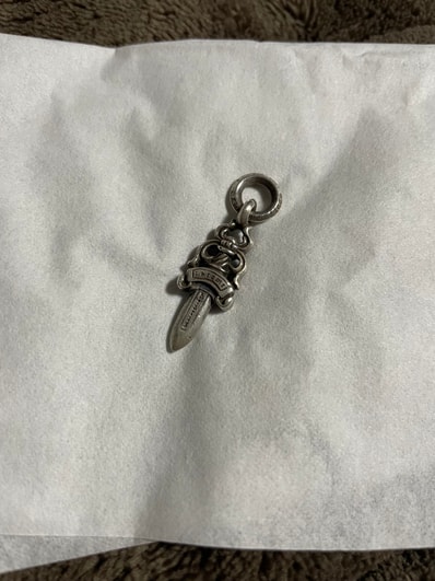Chrome Hearts # 5 Dagger Charm "Silver"