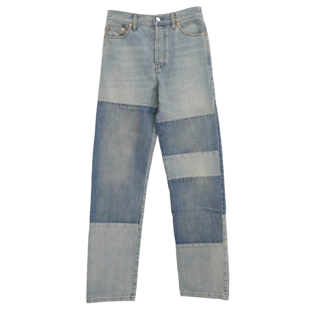 GUCCI グッチ デニムパンツ 835163XDDCV4681 ルーズフィット コットンデニム パンツ W28 インディゴブルー系 28【極上美品】【中古】