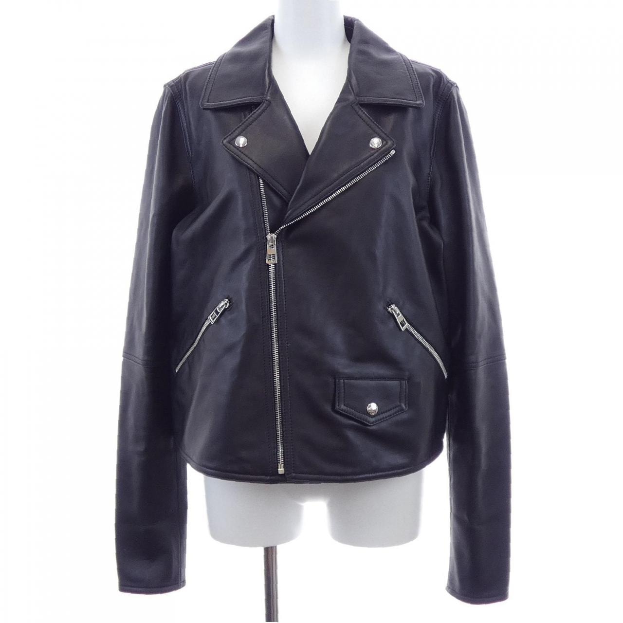 ロエベ LOEWE S359Y19L31 レザーライダースジャケット