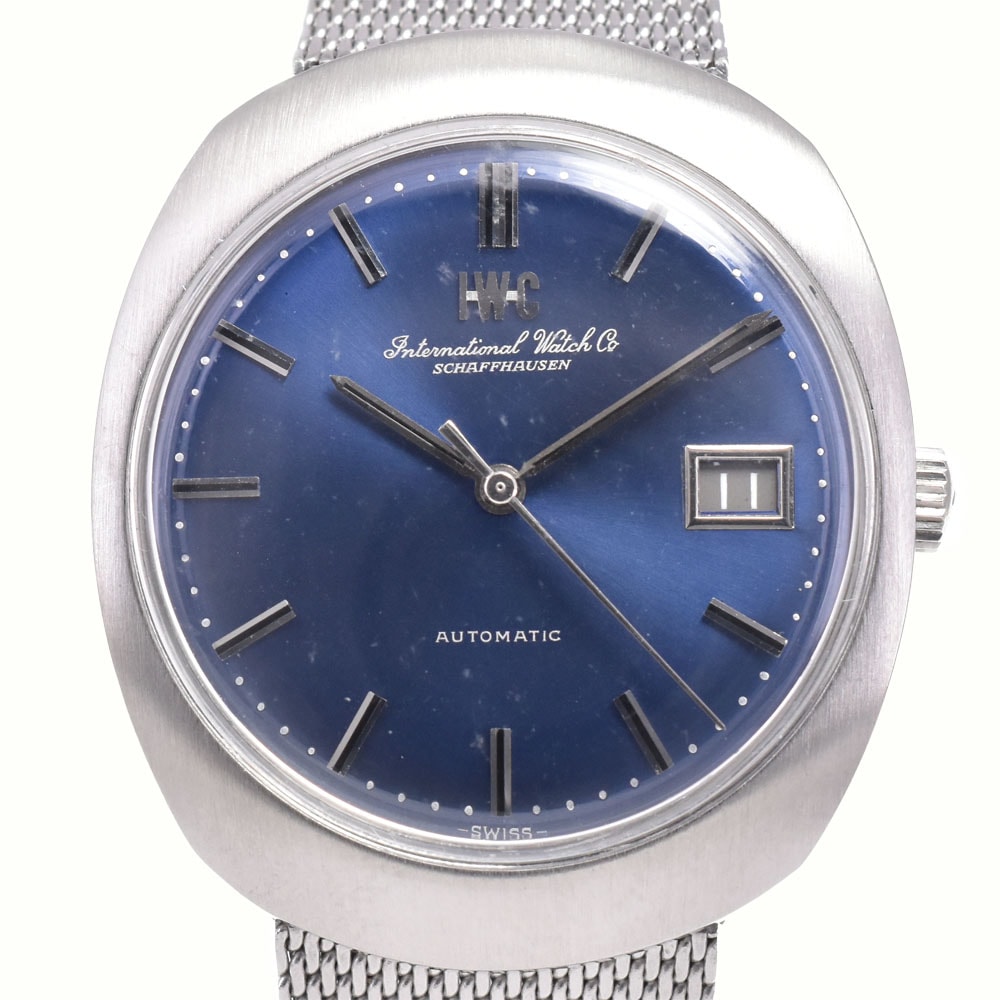 IWC IWC SCHAFFHAUSEN 815 ヴィンテージ Cal.8541B ブルーマーブル 自動巻き メンズ 美品 腕時計 Y#146246