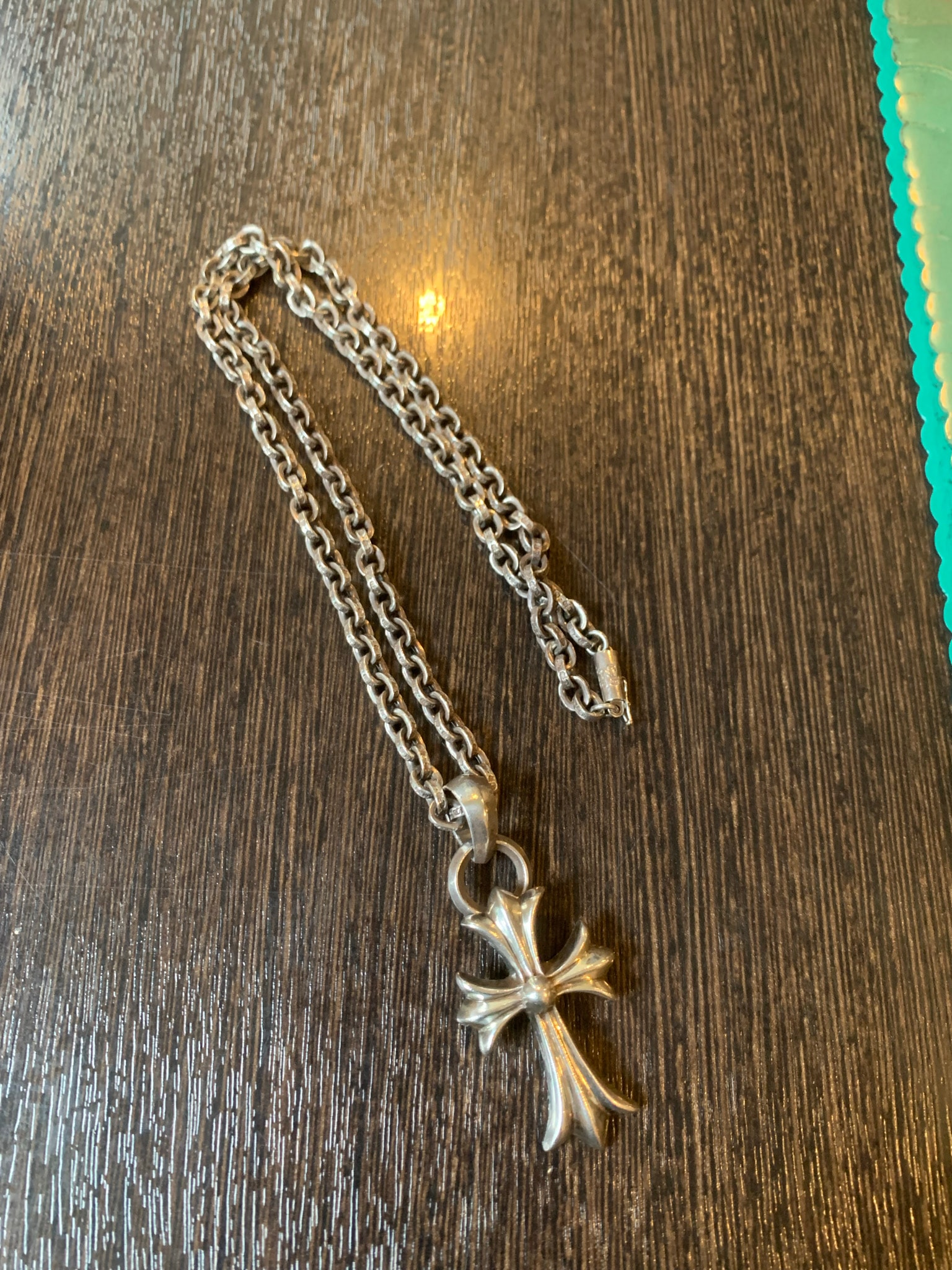Chrome Hearts CH Cross Small W Bale "Silver"