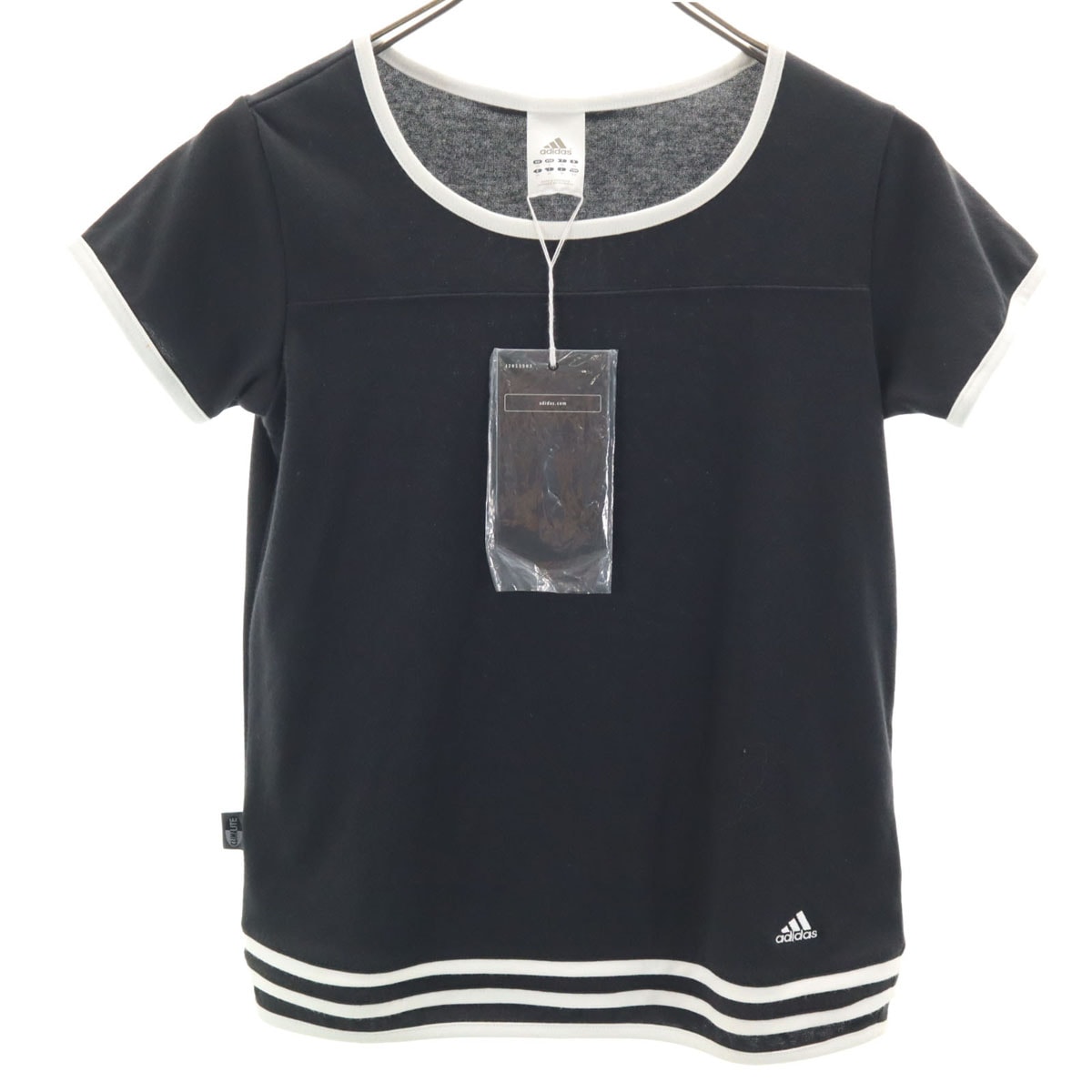adidas アディダス 未使用 半袖 Tシャツ M ブラック タグ付き
