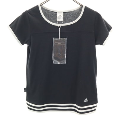 adidas アディダス 未使用 半袖 Tシャツ M ブラック タグ付き