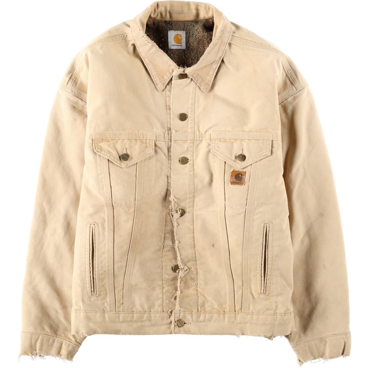古着 カーハート Carhartt トラッカージャケット 中綿入り ダックワークジャケット メンズL相当/eaa675590