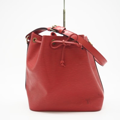 LOUIS VUITTON ルイ・ヴィトン エピ プチノエ M44107 ハンドバッグ レッド グレインレザー レディース