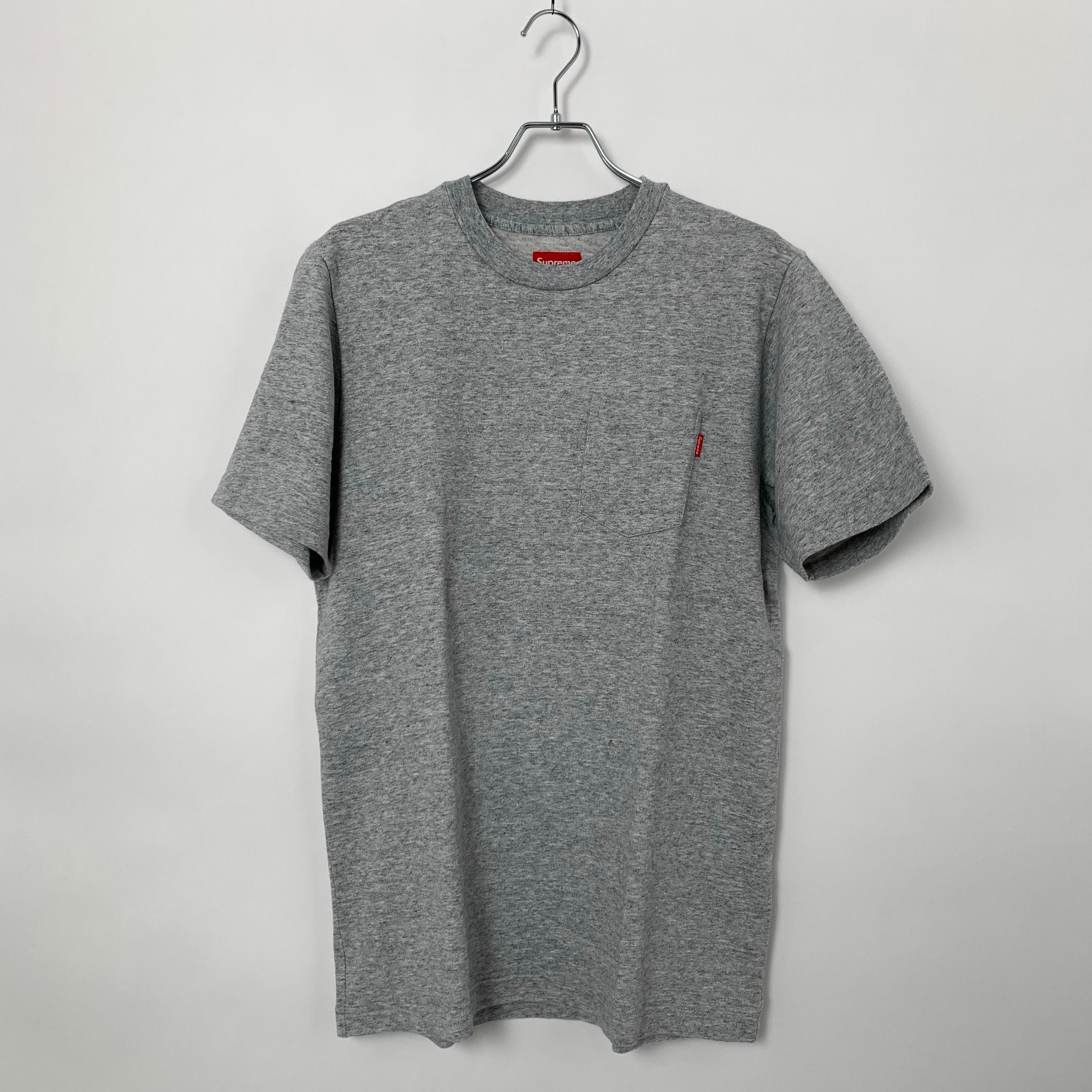 Supreme S/S Pocket Tee Gray