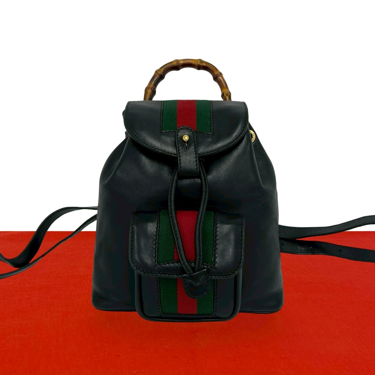 B (目立った傷や汚れなし)】GUCCI グッチ バンブー シェリーライン 