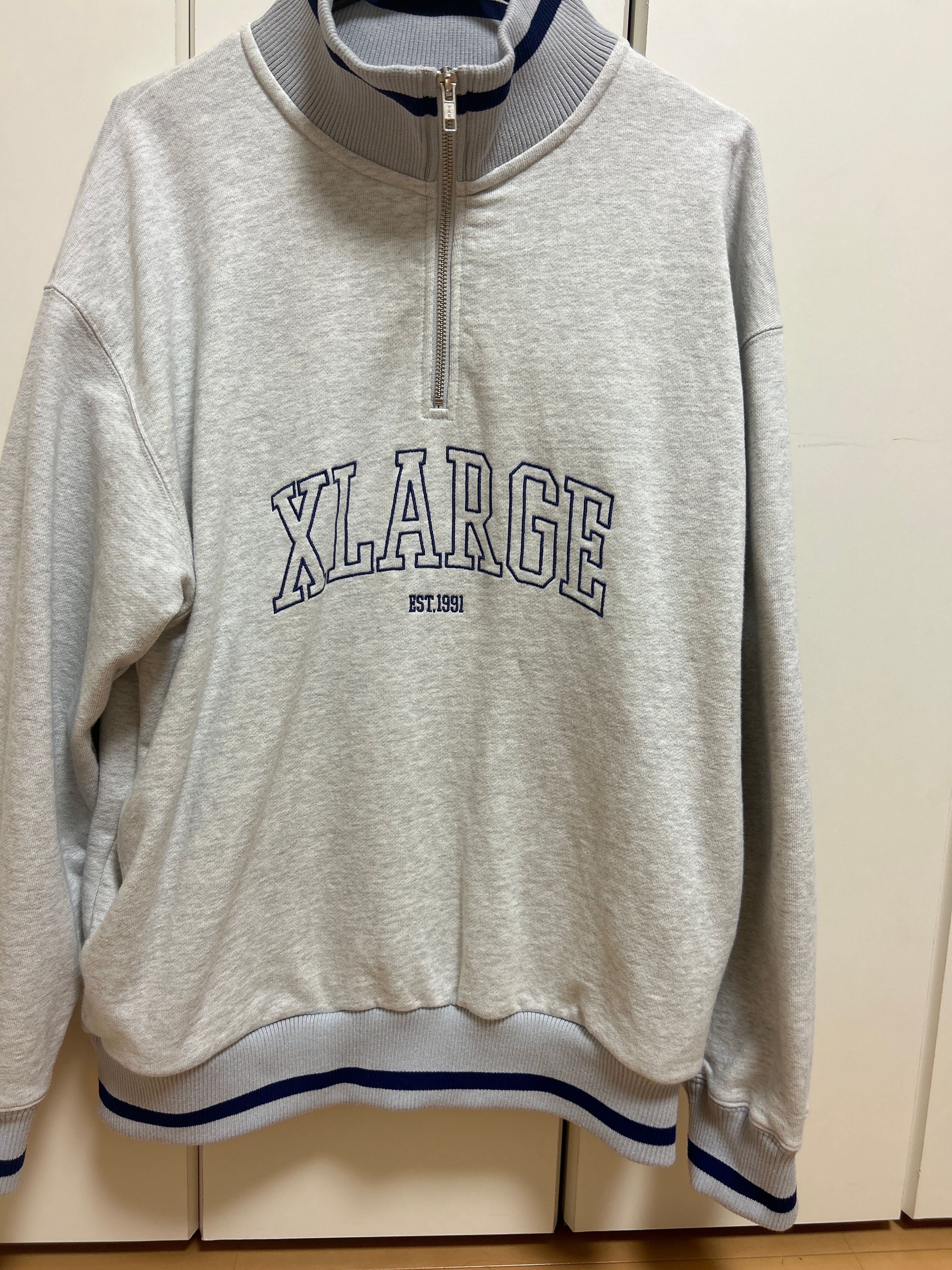 エクストララージ X-Large Half ZIP SWEAT