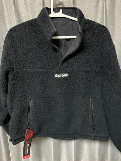 Supreme Polartec Shearling Reversible Pullover "Black" (23FW)