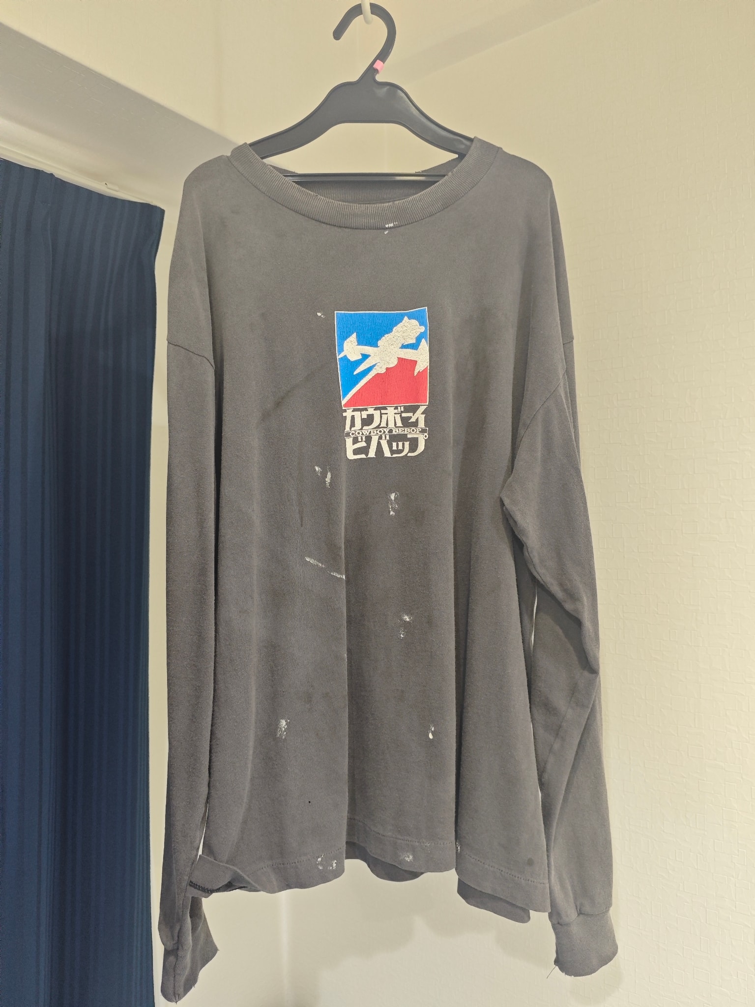 SAINT Mxxxxxx x COWBOY BEBOP LS Tee Easy Come "Black"